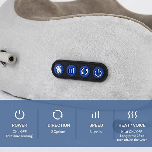 Nacken-Massagekissen – 3D Shiatsu