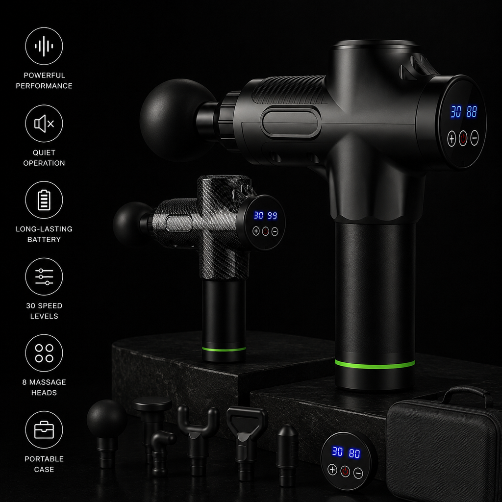 Massage Gun – 30 Speed Levels