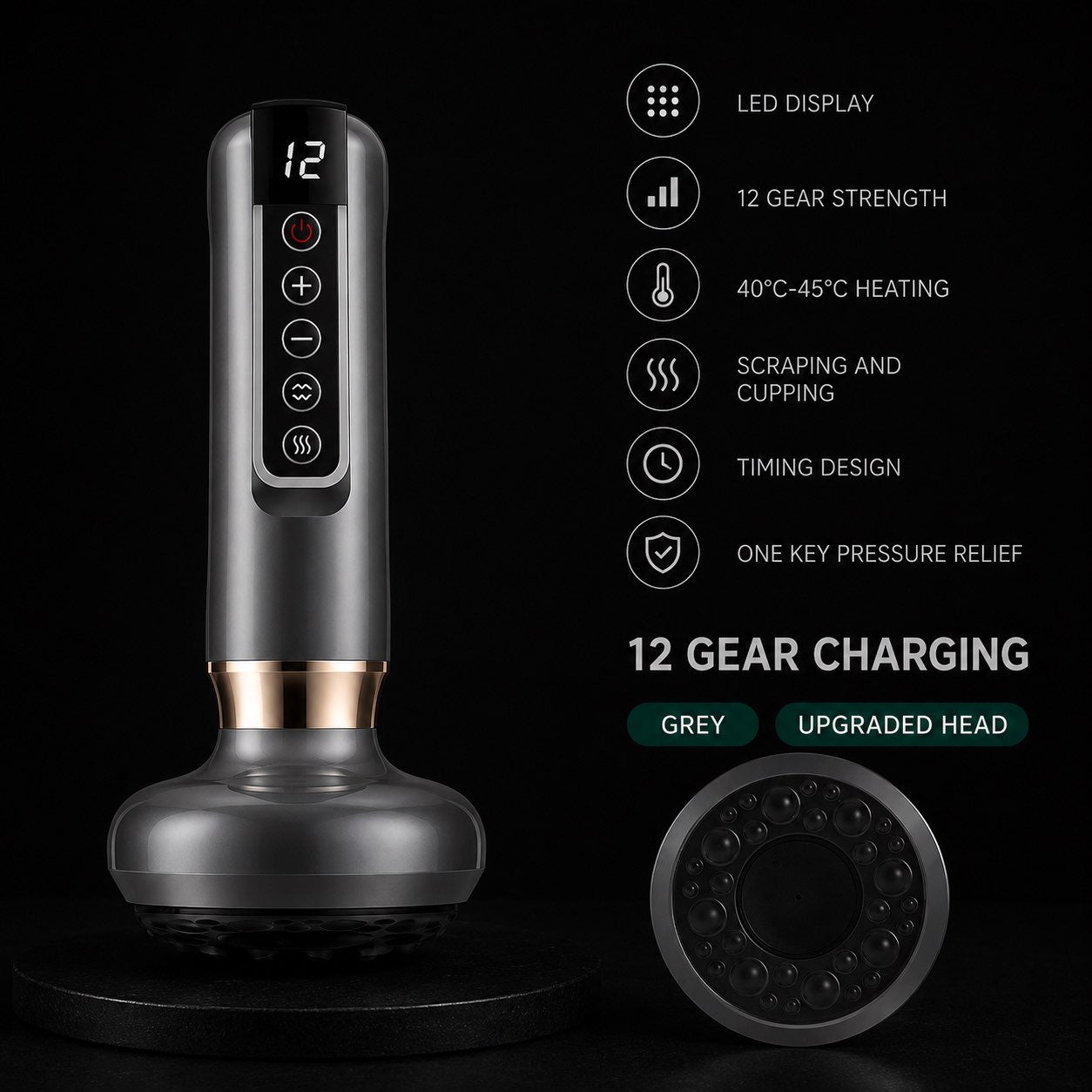Electric Cupping Device – Vacuum & Heat