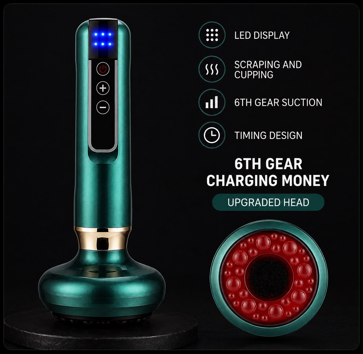 Electric Cupping Device – Vacuum & Heat