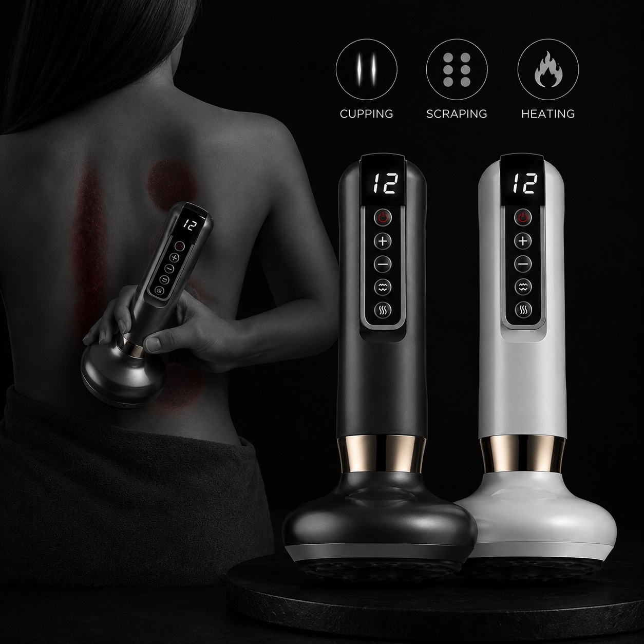 Electric Cupping Device – Vacuum & Heat