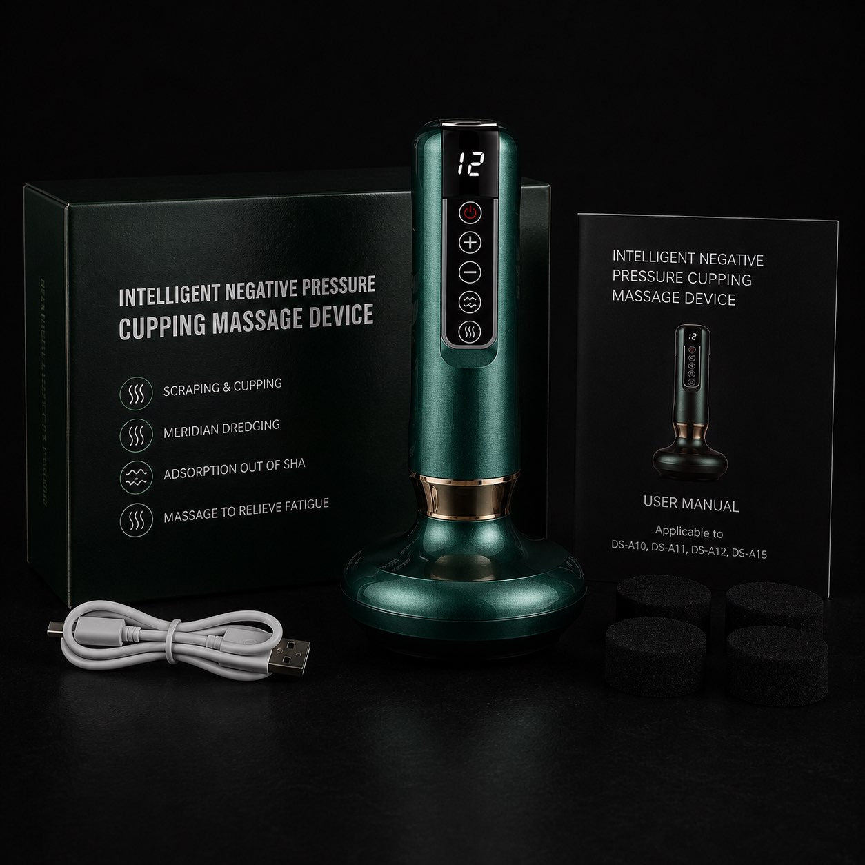 Electric Cupping Device – Vacuum & Heat