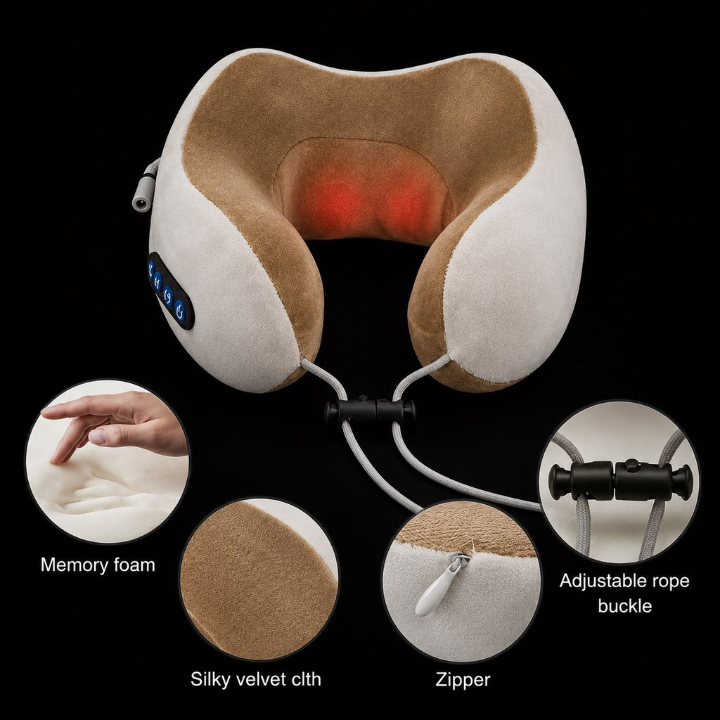 Neck Massage Pillow – 3D Shiatsu
