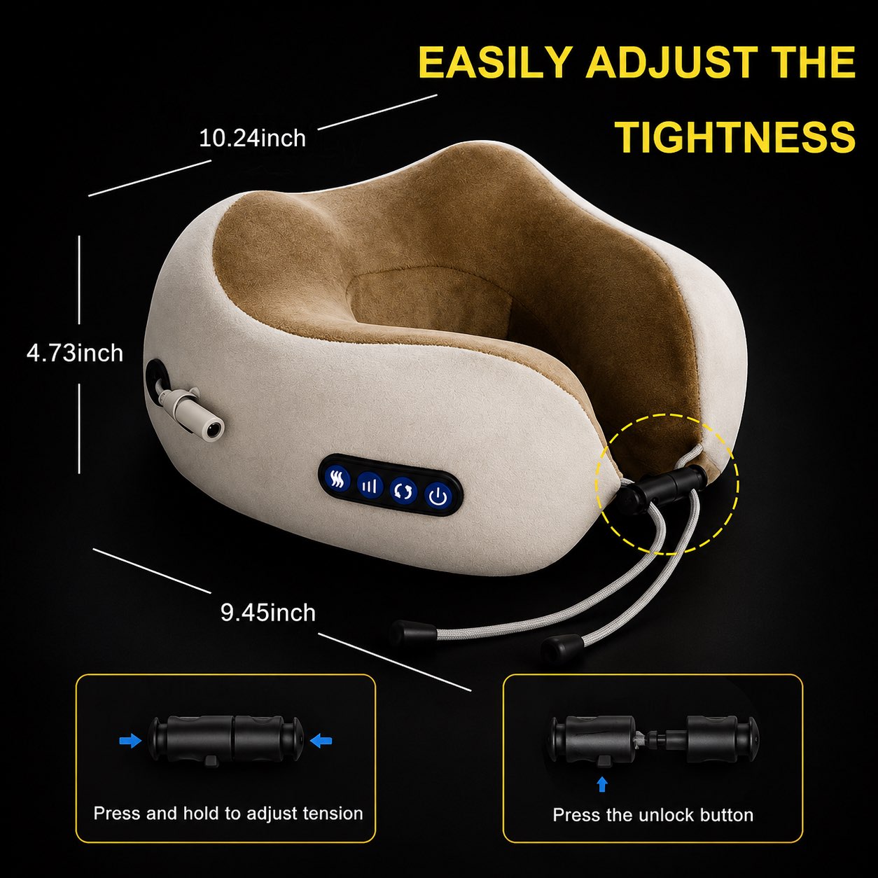 Neck Massage Pillow – 3D Shiatsu