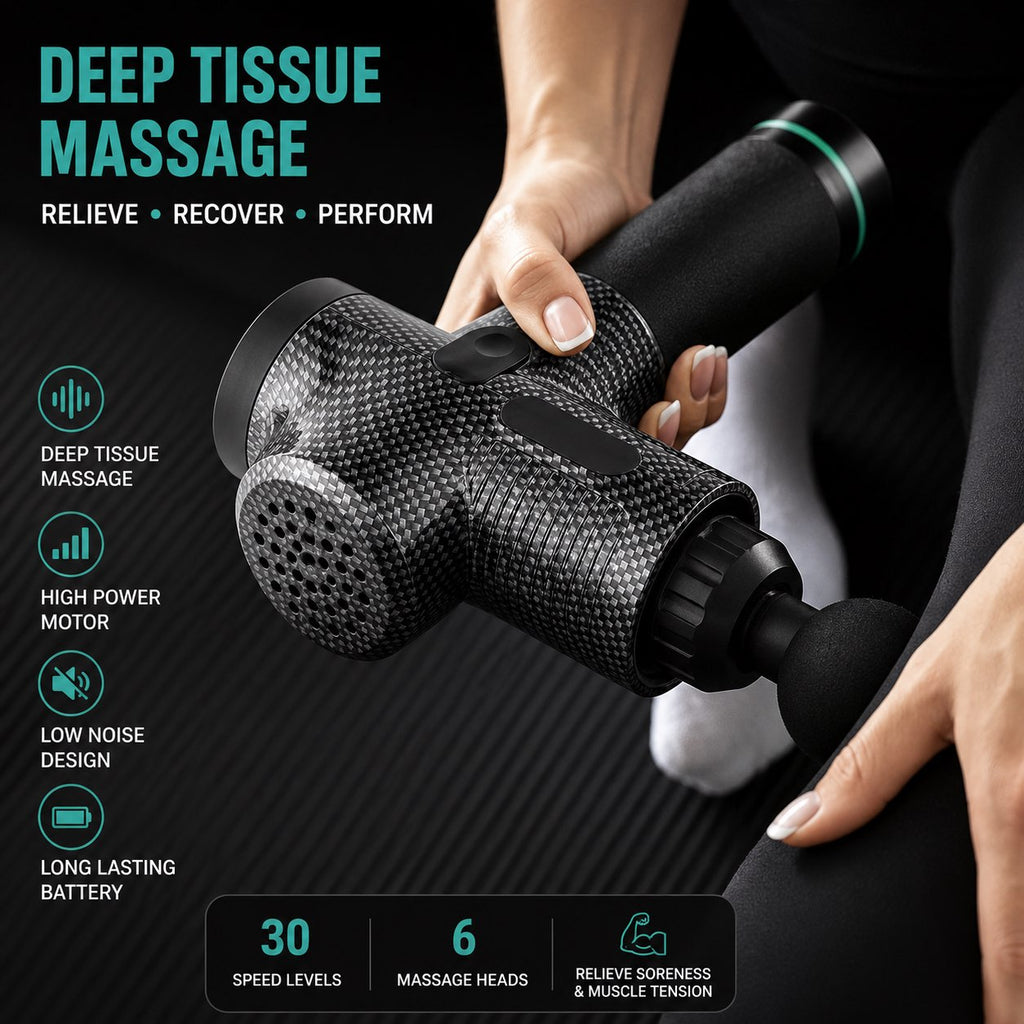 Massage Gun – 30 Speed Levels