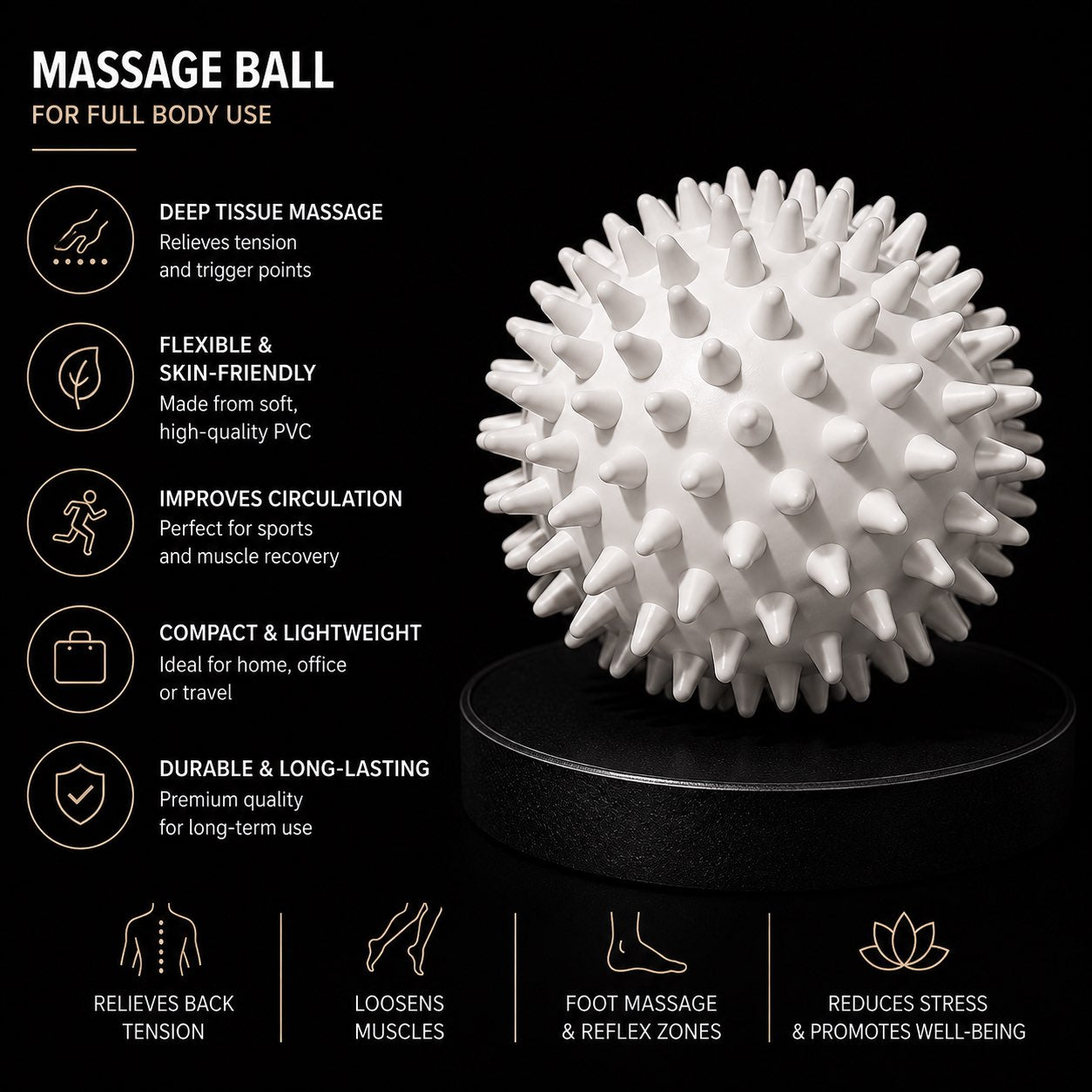 Sports Massage Ball – Trigger Point Roller
