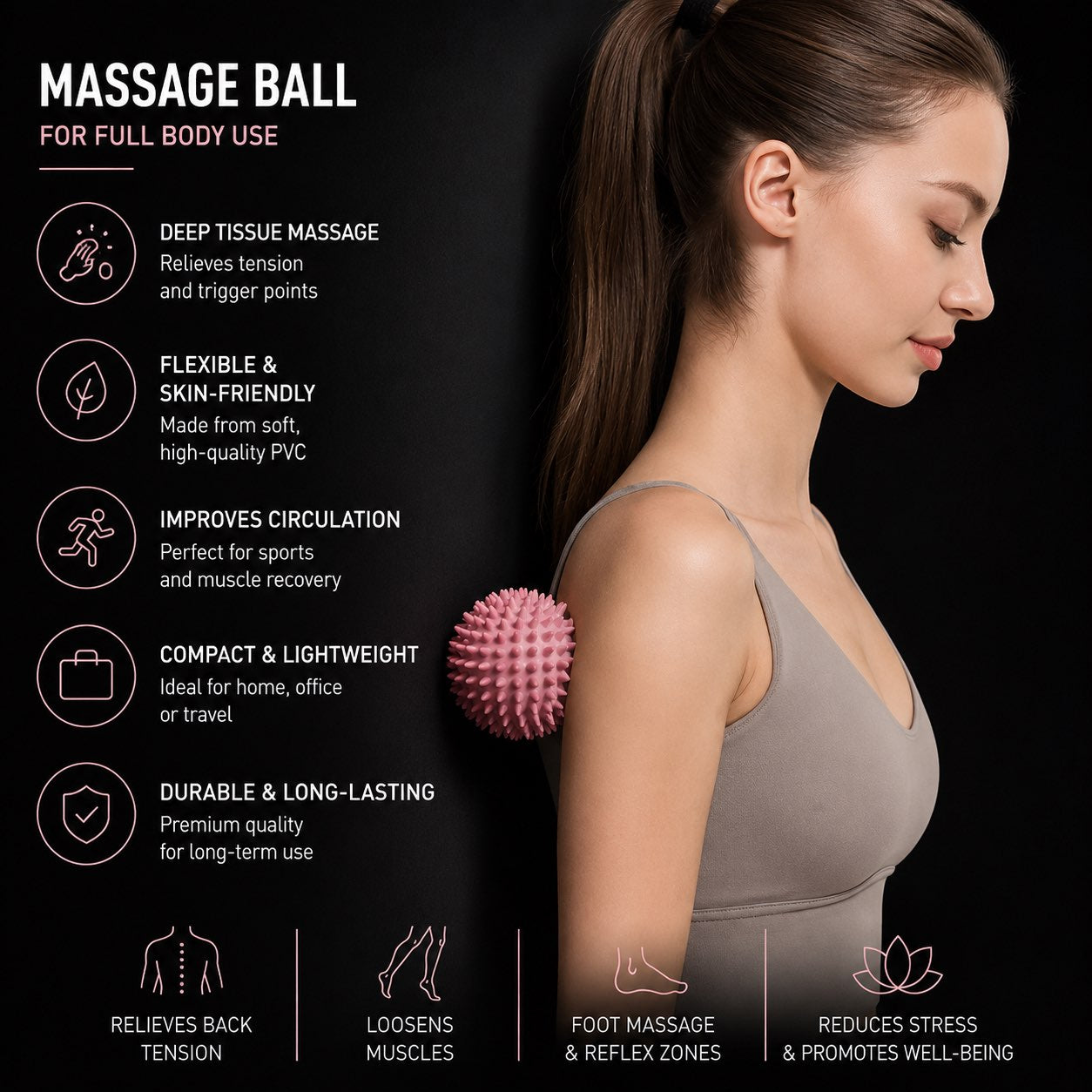 Sports Massage Ball – Trigger Point Roller