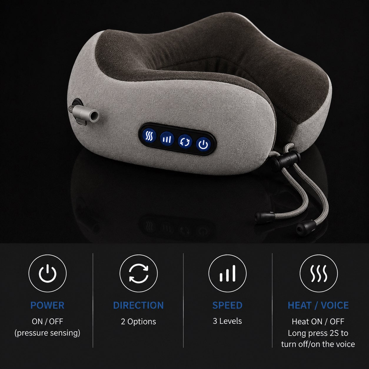 Neck Massage Pillow – 3D Shiatsu